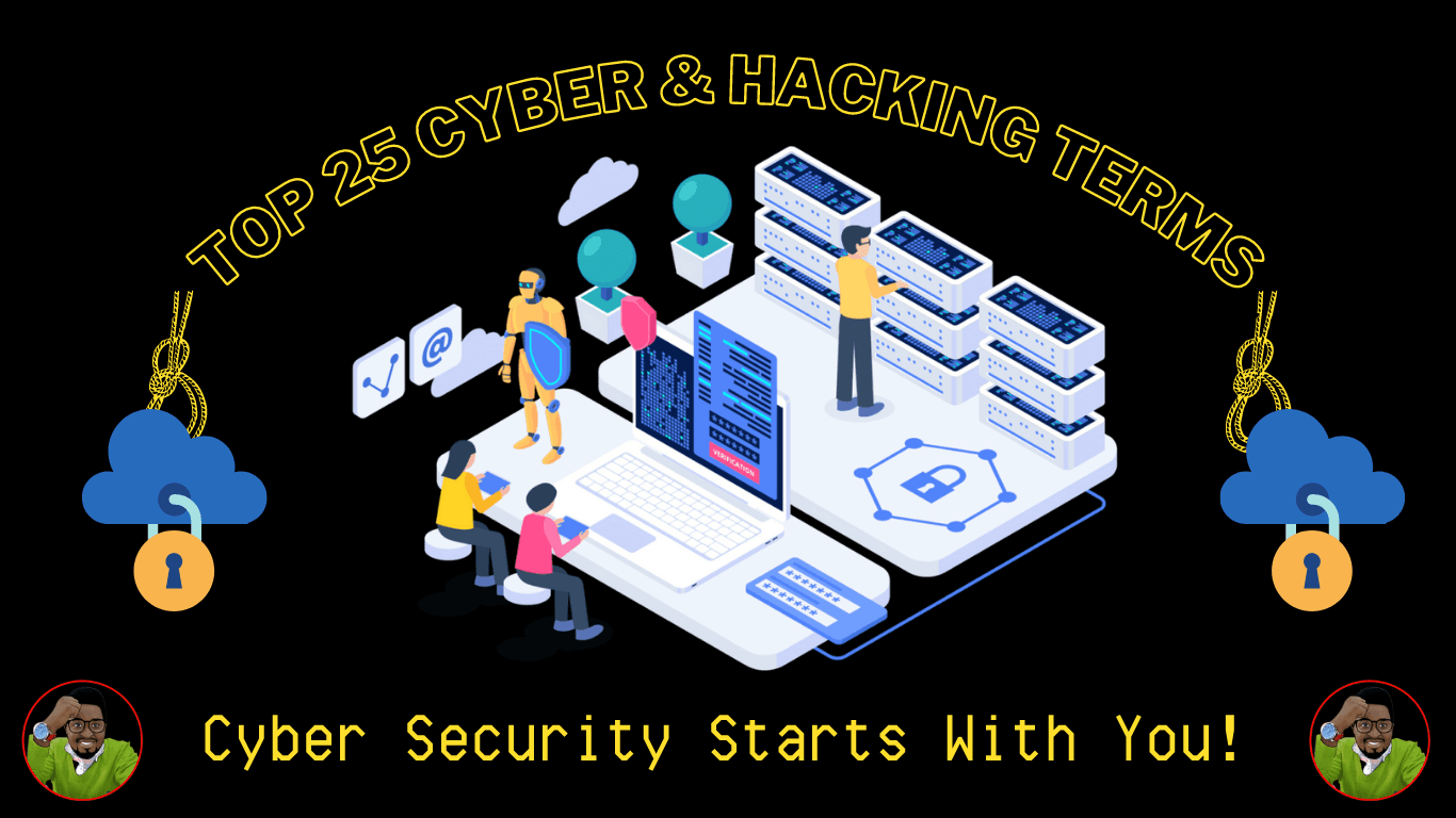 Top 25 Cyber & Hacking  Terms Summarised