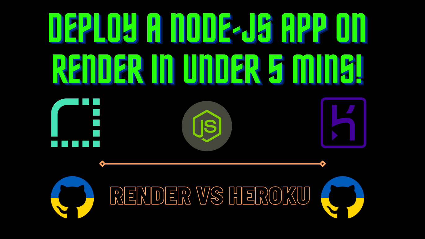 Deploy A Node-JS App On Render In Under 5 Mins!